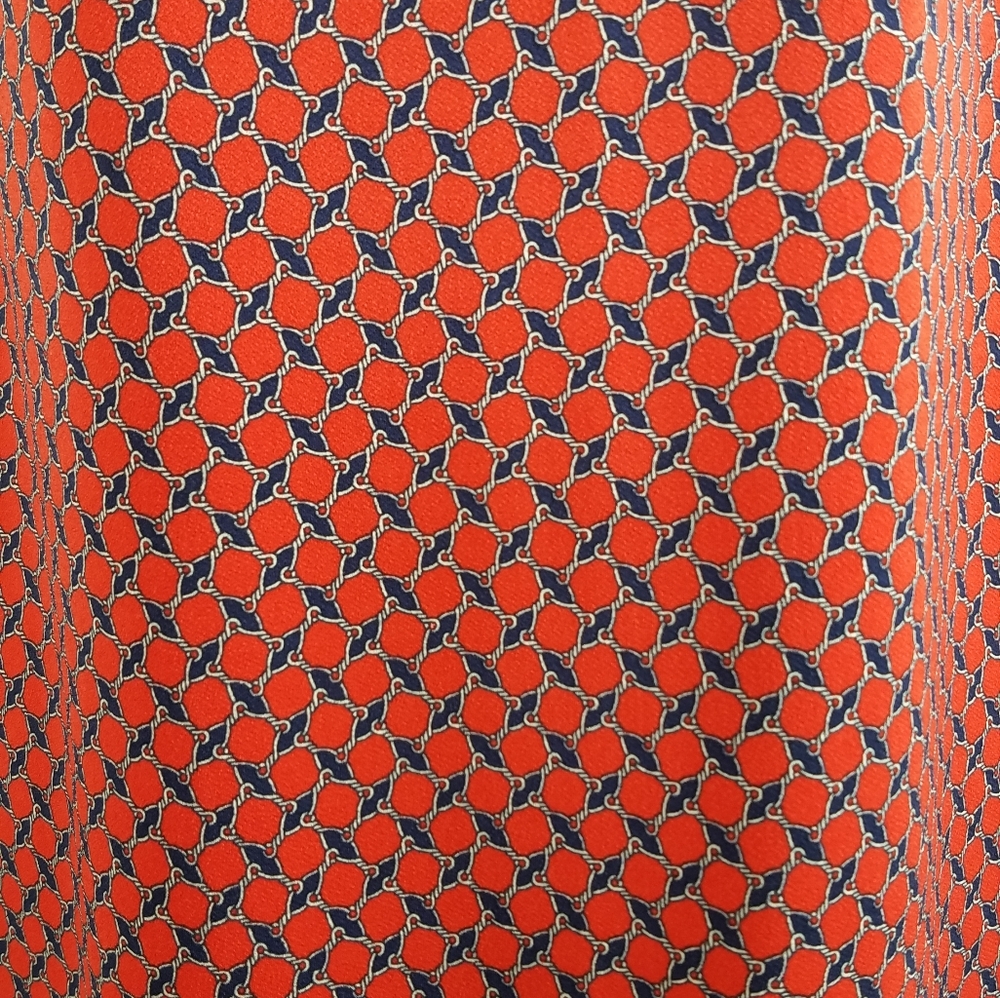 Ann Taylor nautical red and navy sleeveless dress - Picture 5 of 15